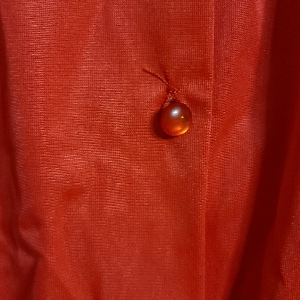 Kelly Reed Red Embroidered Dliqers Nylon Robe size S EUC - Picture 3 of 8